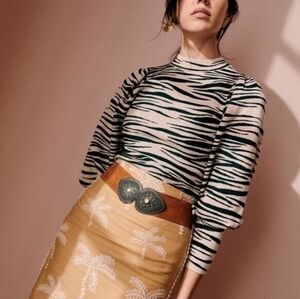Sezane Denver Jumper Zebra